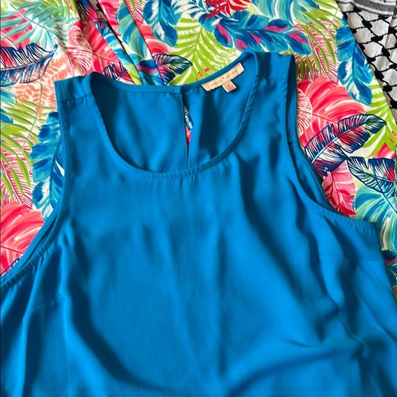 Gibson Blue  Swim Coverup Top - Picture 12 of 14